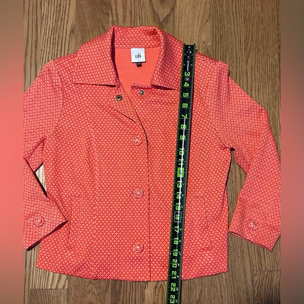 CAbi Topper Jacket Orange Textured Knit Blazer – Chic Statement‎ Jacket